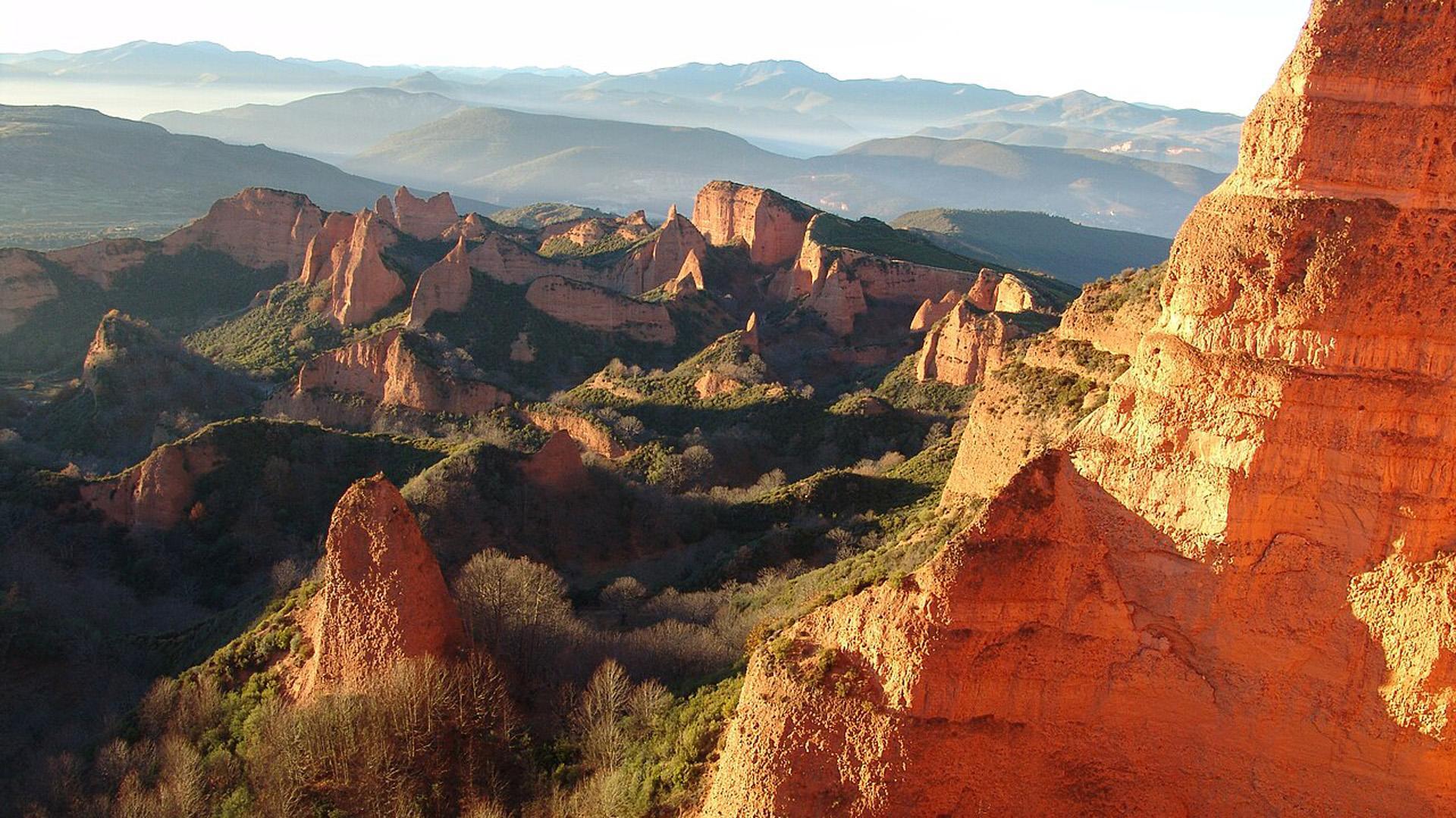 Panorámica de Las Médulas, en León