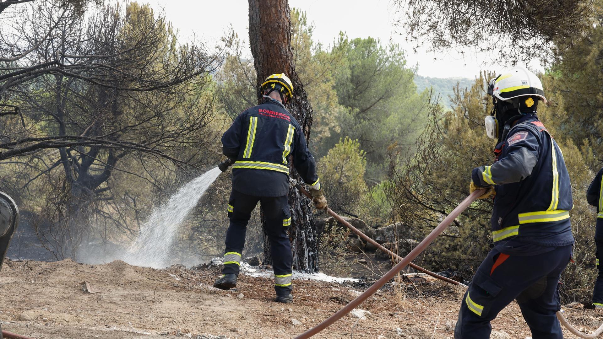 Incendio en Torrelodones (Madrid)