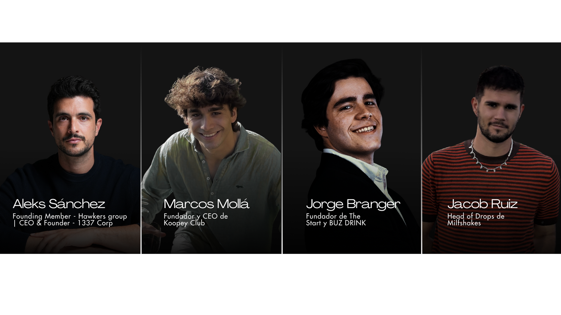 Ponentes del foro "The Adventure"