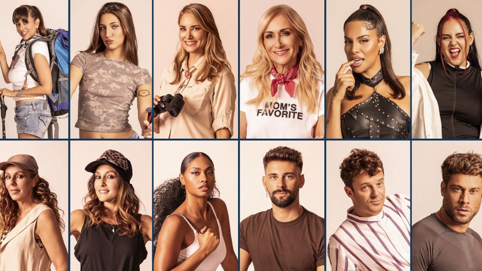 Los 12 concursantes de 'Hasta el fin del mundo'