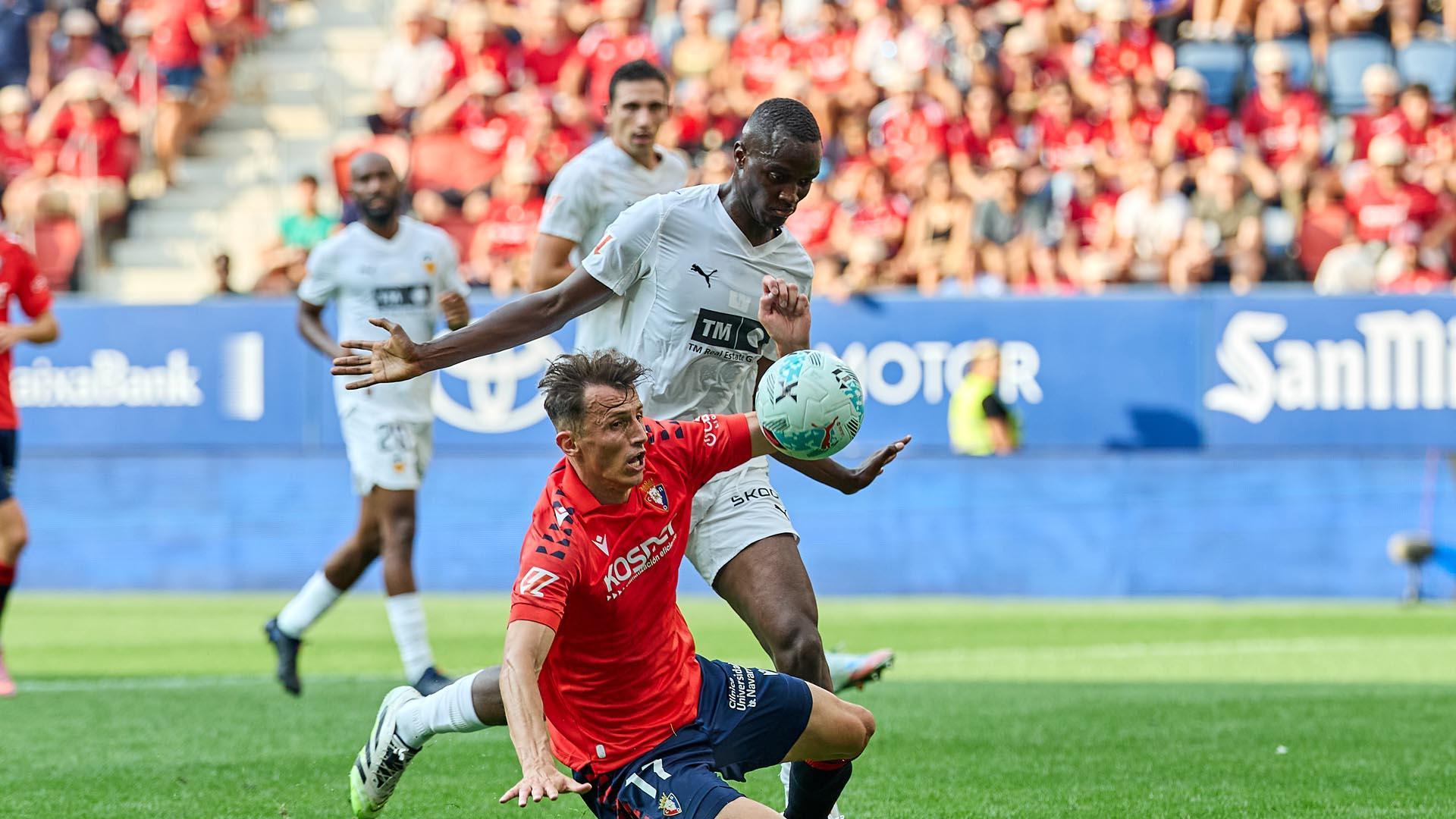 Fotos del Osasuna 1-0 Valencia de la jornada 2./