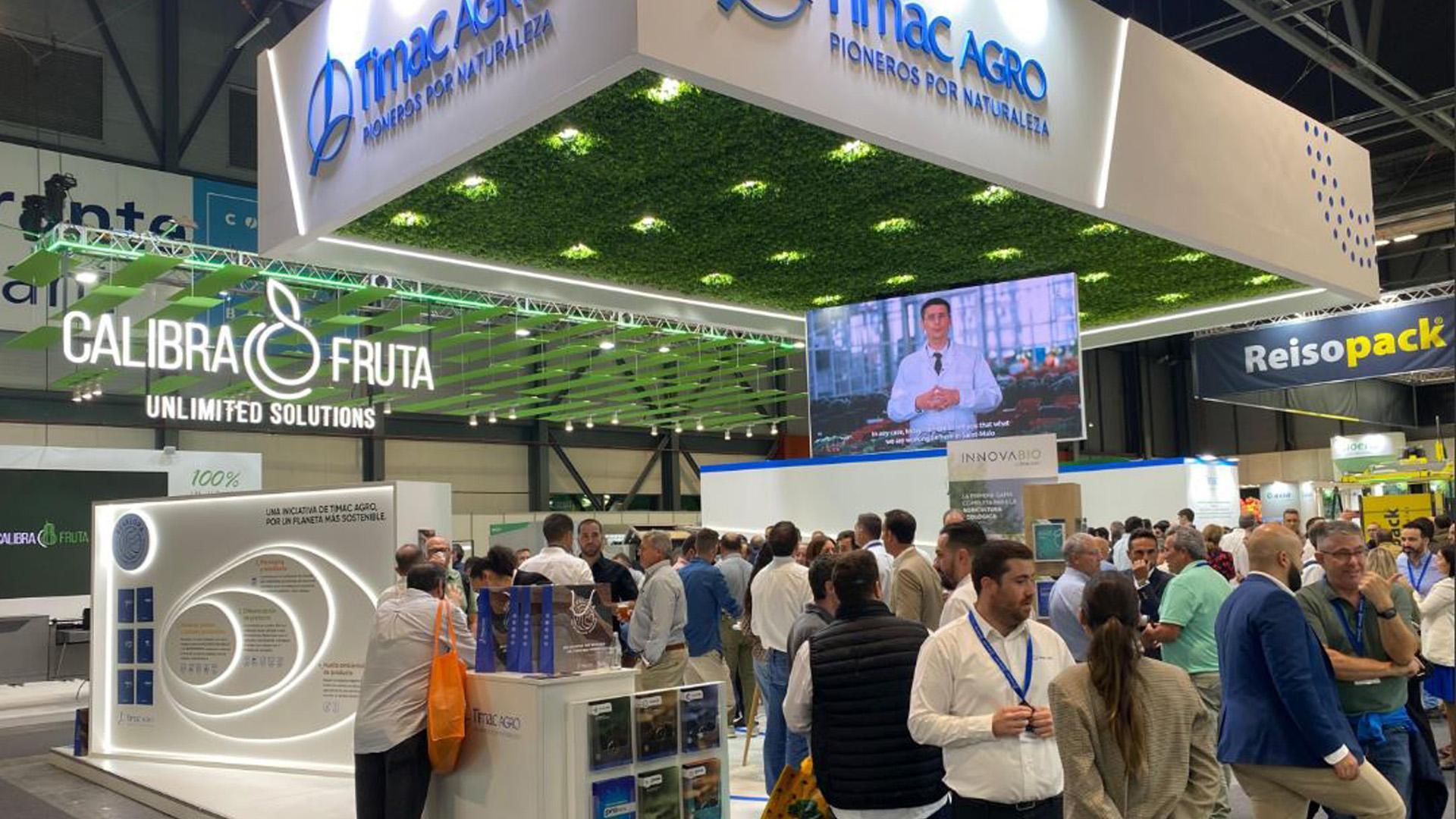 La empresa TIMAC AGRO en su stand de la compañía en la anterior edición de la feria Fruit Attraction