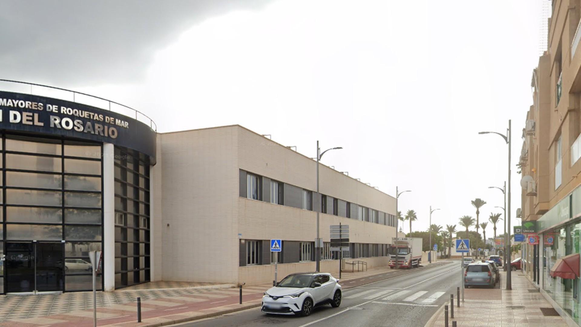 Calle de Roquetas de Mar que lleva el nombre de un personaje navarro