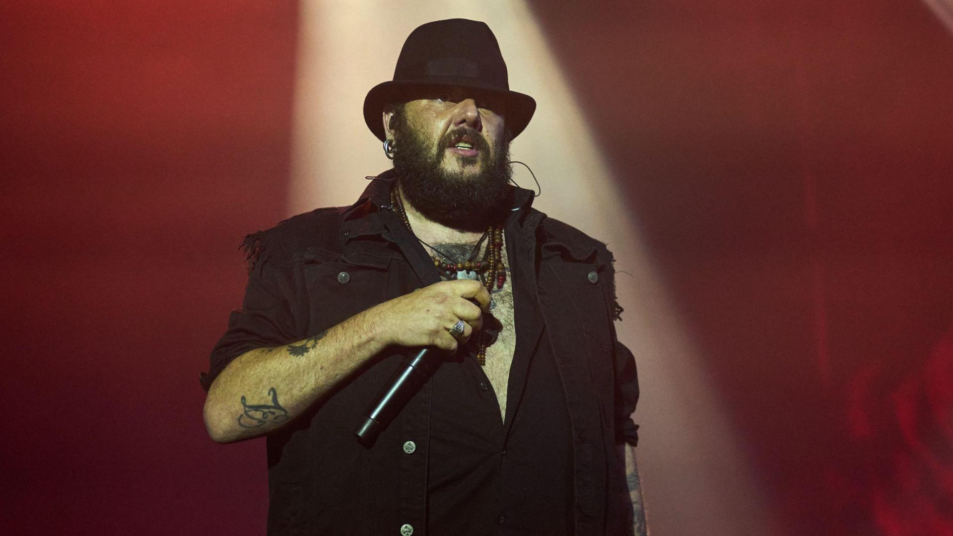 Kutxi Romero, el 1 de julio de 2023, en el concierto de Marea en el Navarra Arena.