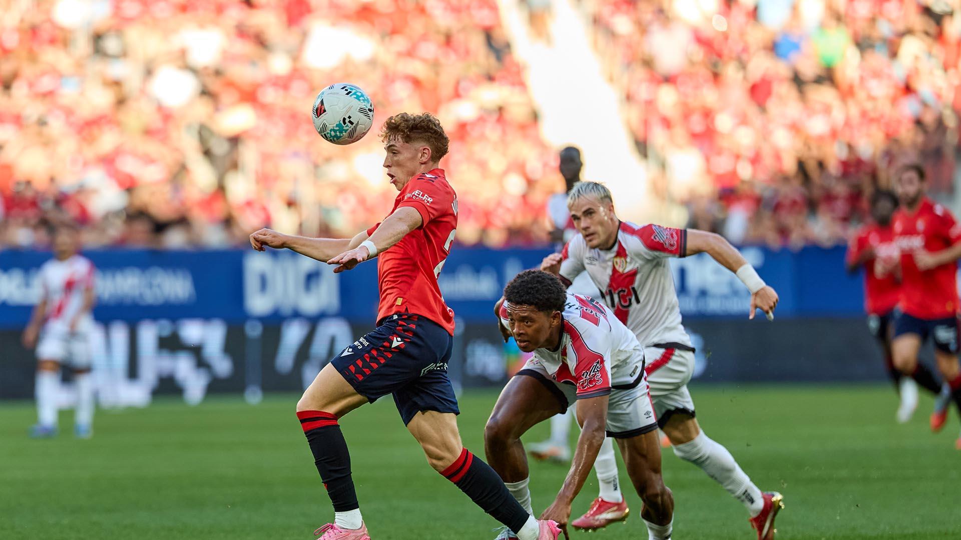 Foto del Osasuna-Rayo Vallecano./