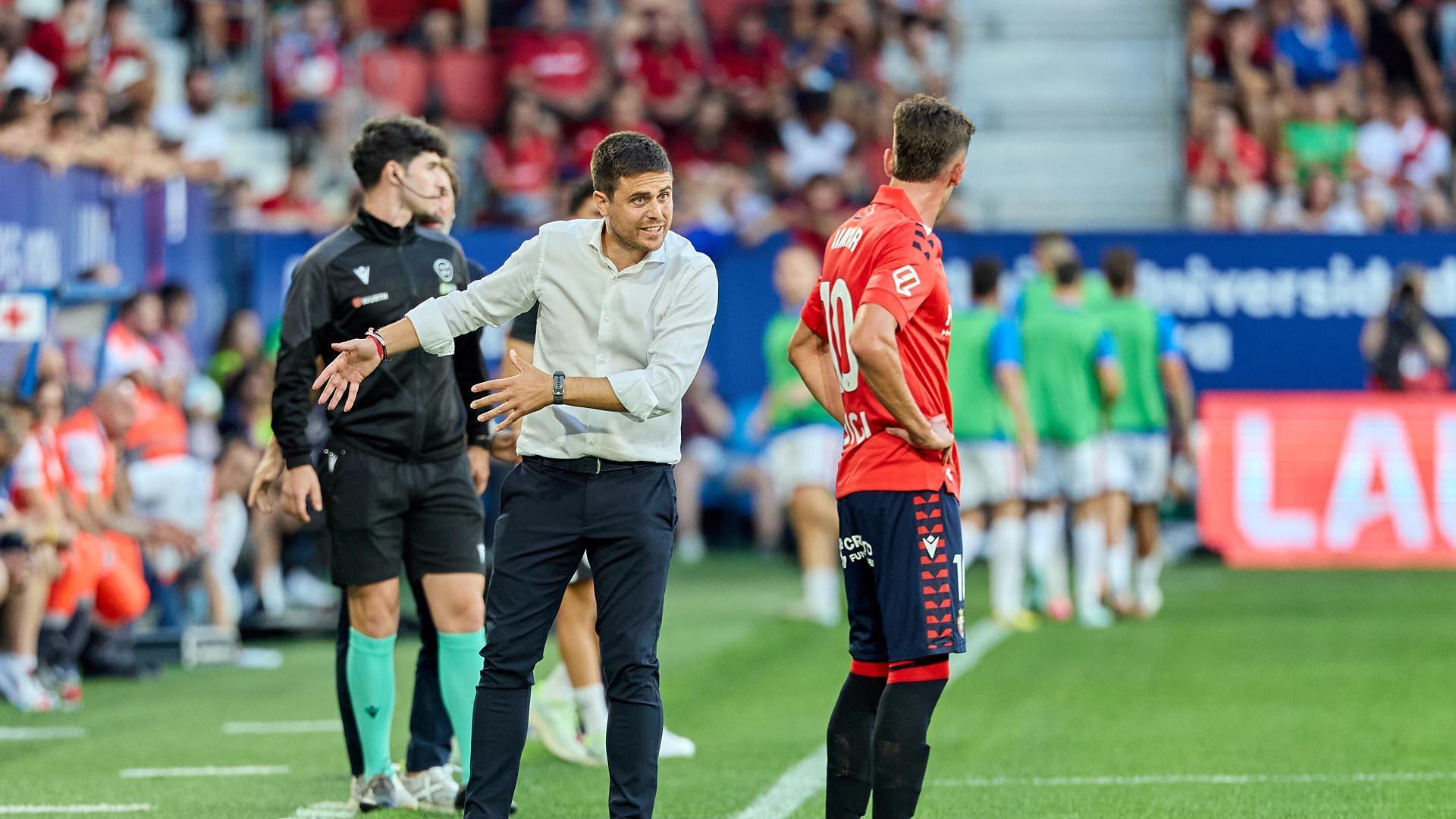 Fotos del Osasuna-Rayo Vallecano./