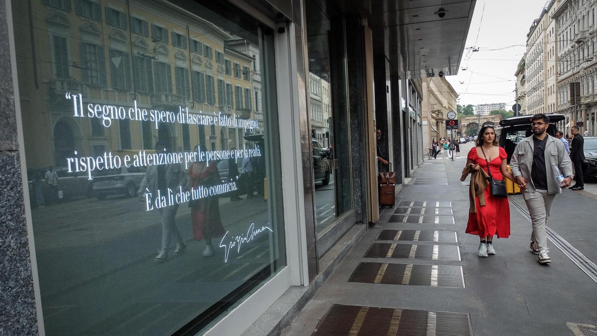 Imagen de una calle de Milán