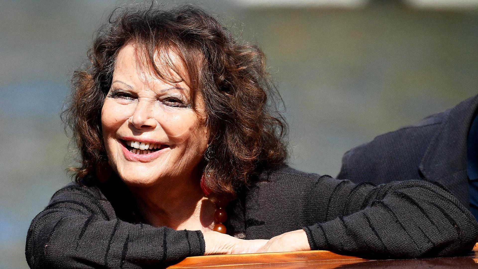 La actriz Claudia Cardinale en el Festival de Venecia de 2017 /