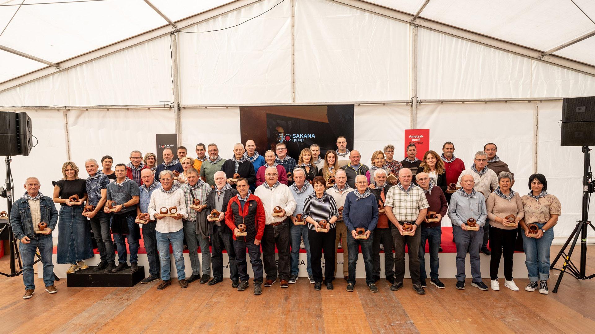 Socios jubilados homenajeados por Sakana Group