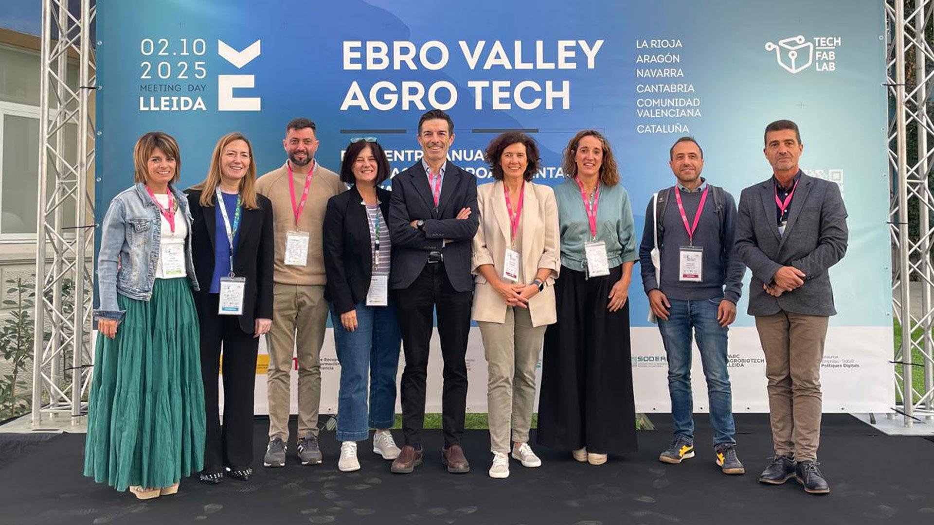 Delegación navarra en Ebro Valley Agro Tech