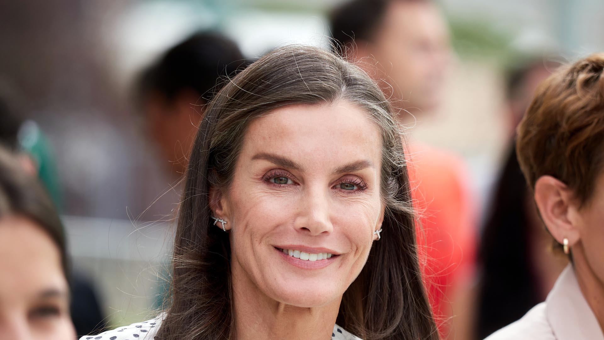 Fotos de la visita de la reina Letizia a Lumbier