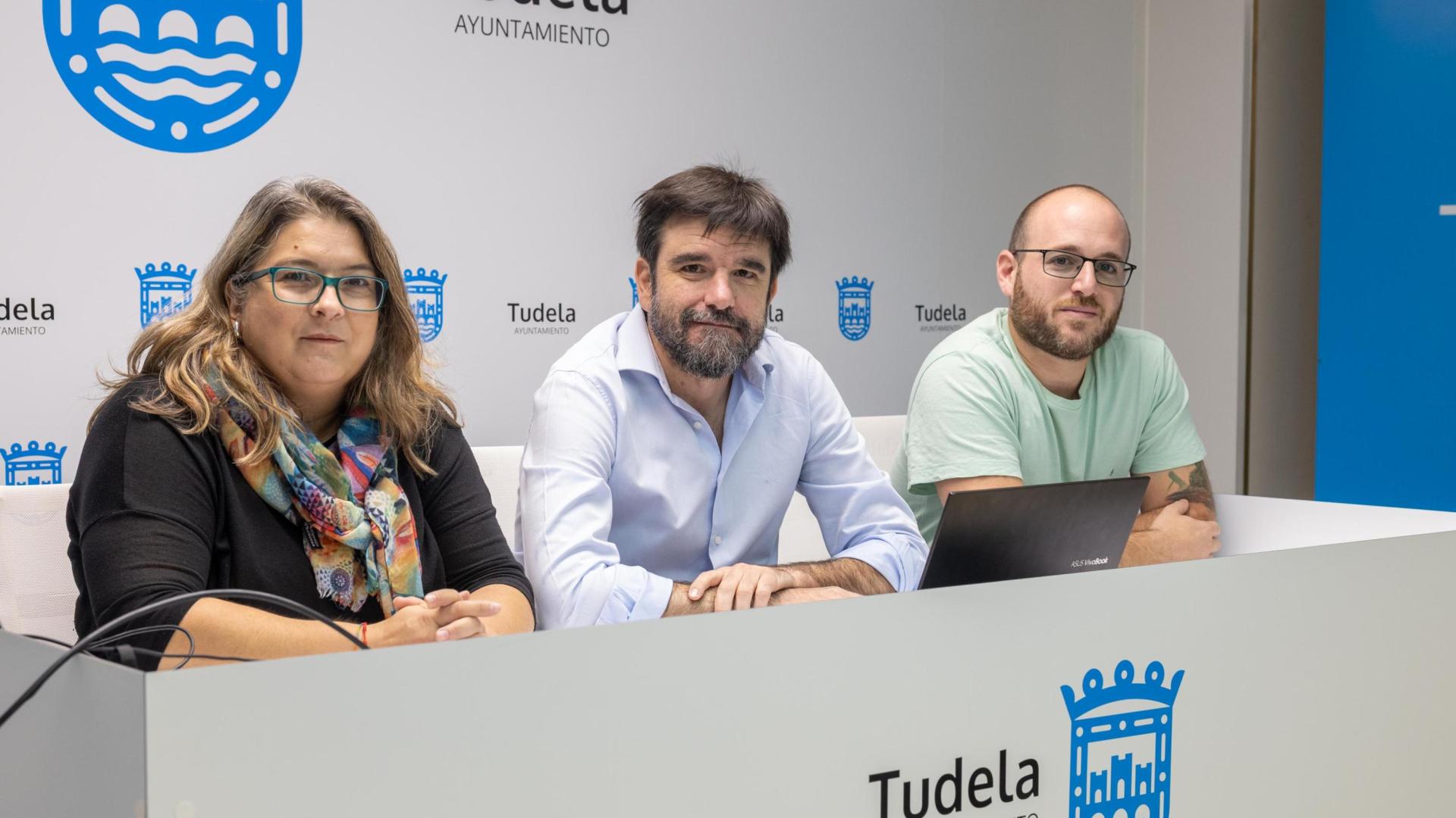 Desde la izda., Olga Risueño, Eneko Larrarte y Alberto Lajusticia
