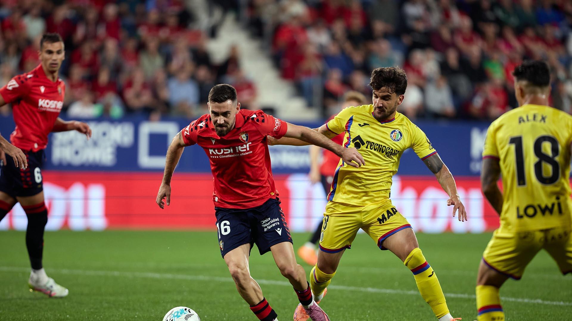 Fotos del partido entre Osasuna y Getafe de la jornada 8./