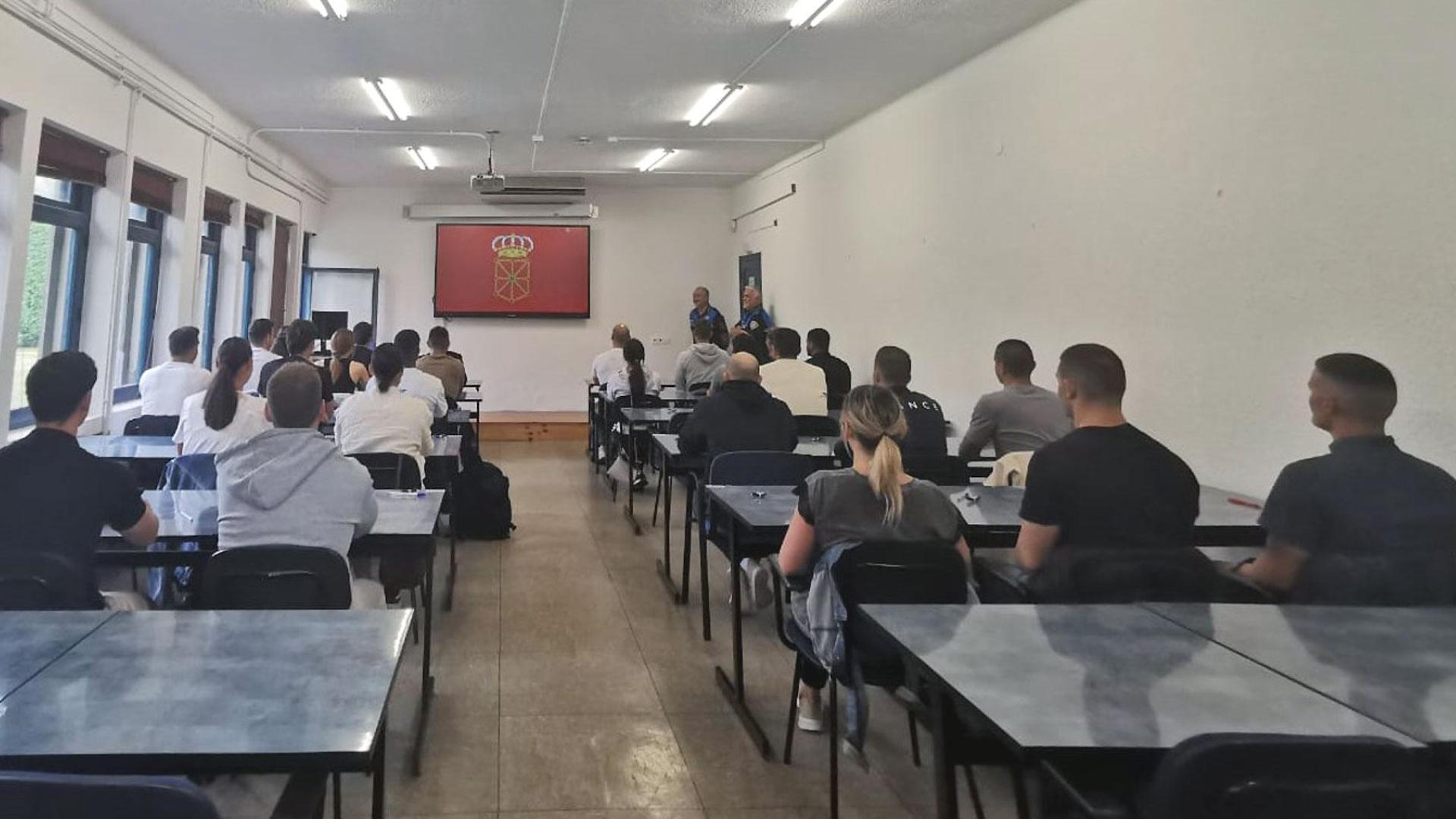 Imagen del curso en la Escuela de Seguridad y Emergencias de Navarra