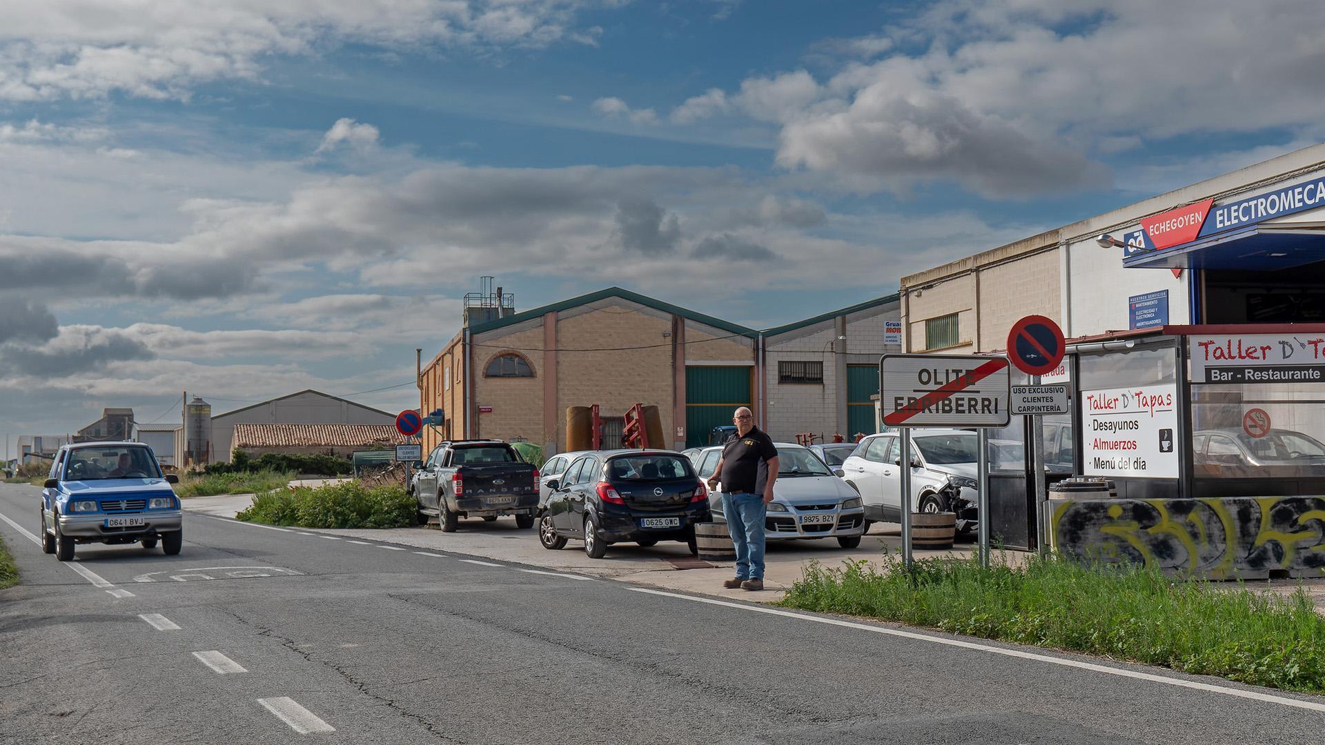 Imagen genérica del polígono industrial de Olite