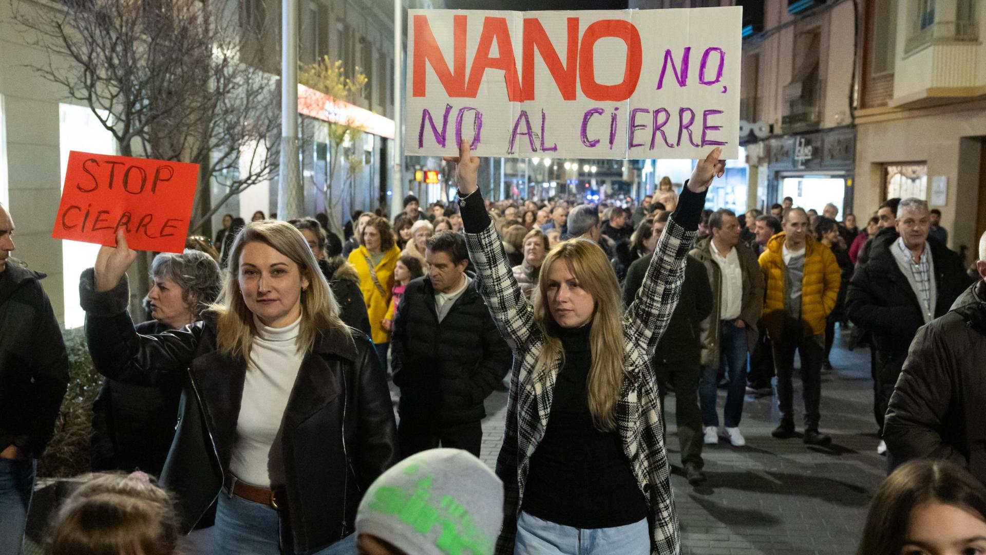 Imagen de una de las concentraciones de protesta que se desarrollaron para protestar por el cierre de Nano Automotive