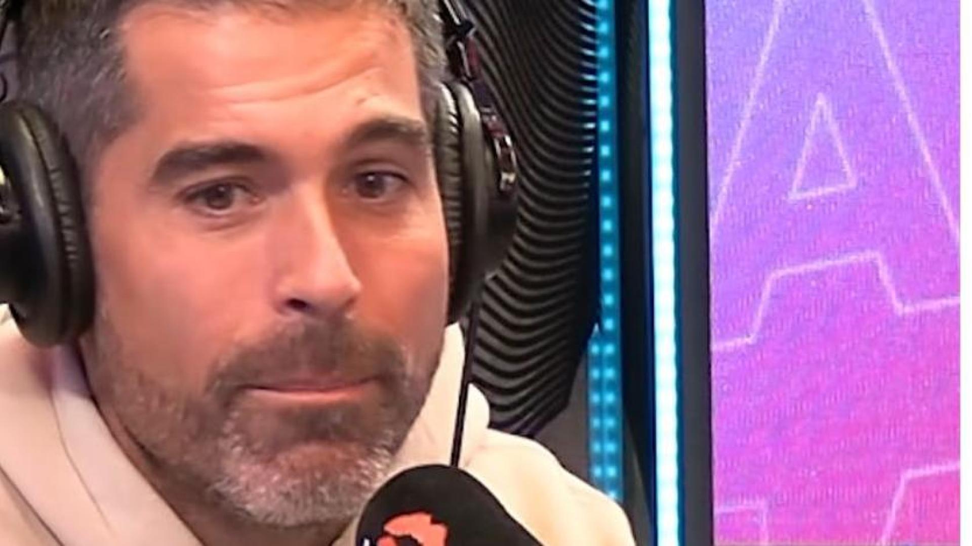 Una foto de Pablo Ojeda durante el programa de KISS FM