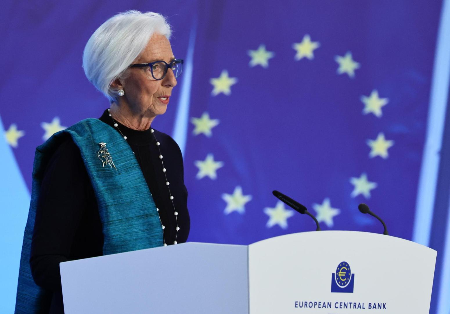 La presidenta del Banco Central Europeo, Christine Lagarde