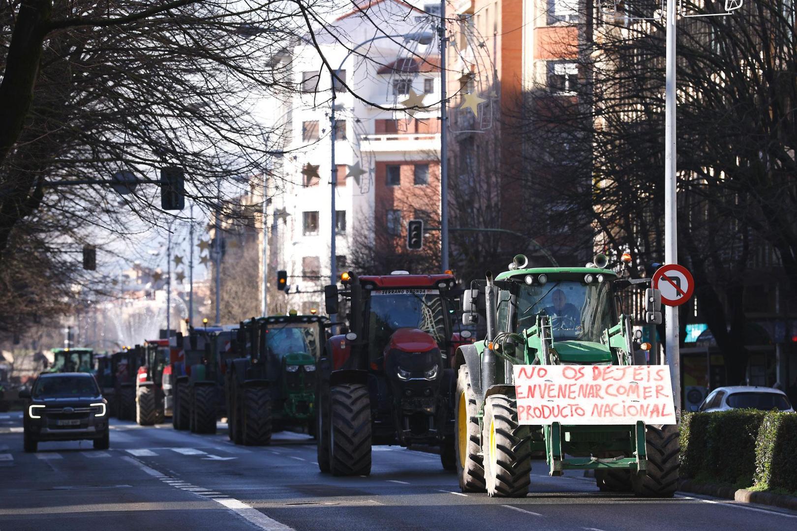 tractores tractorada Pamplona