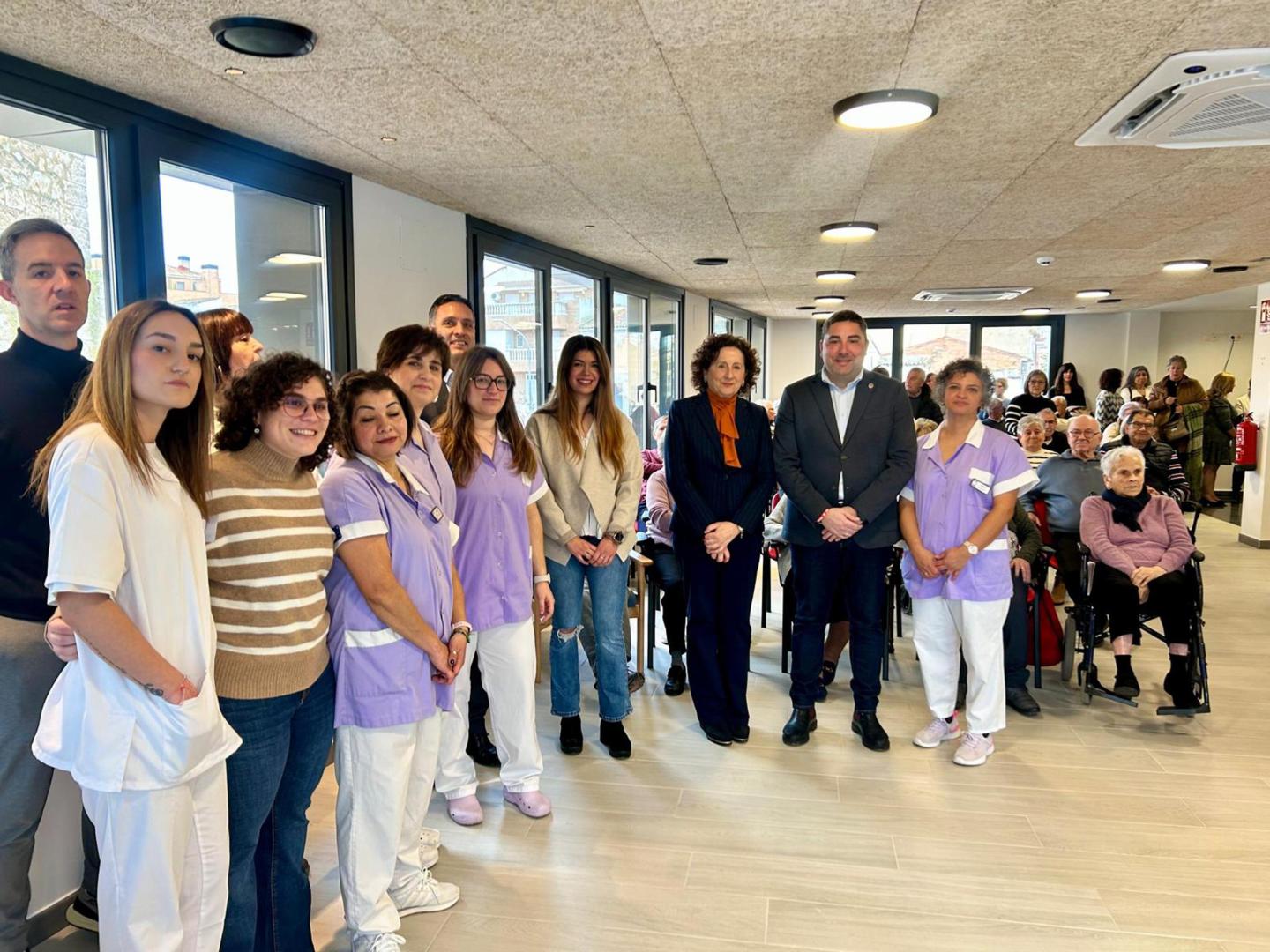 Inauguración dela ampliación del centro de día de Ribaforada