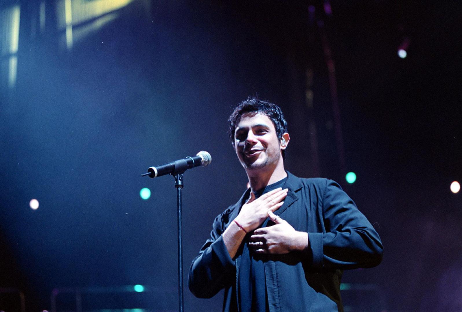 Alejandro Sanz presentó en El Sadar su disco 'El alma al aire'