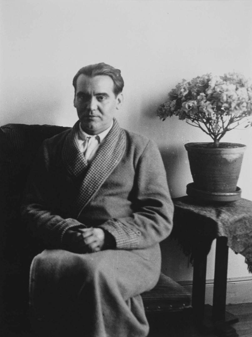Federico García Lorca, retratado por Alfonso Sánchez Portela (1930).