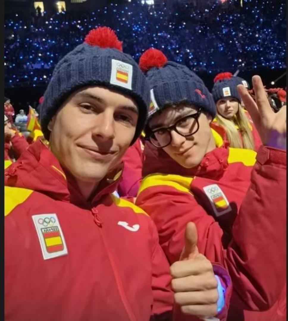 Los patinadores españoles, Daniel Milagros y Nil Llop