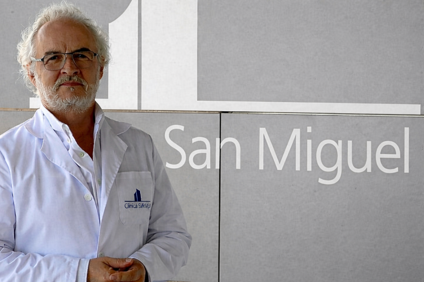 El Dr. Jesús Zabaleta, en la Clínica San Miguel
