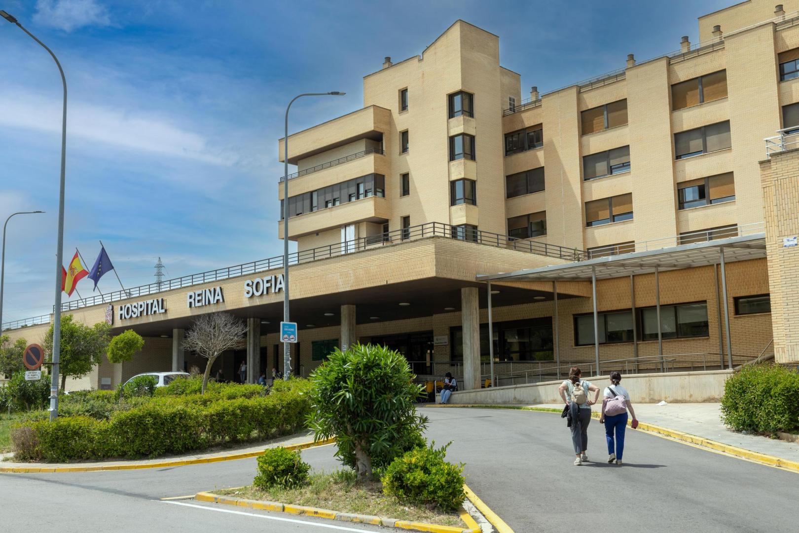 Imagen exterior del Hospital Reina Sofía de Tudela