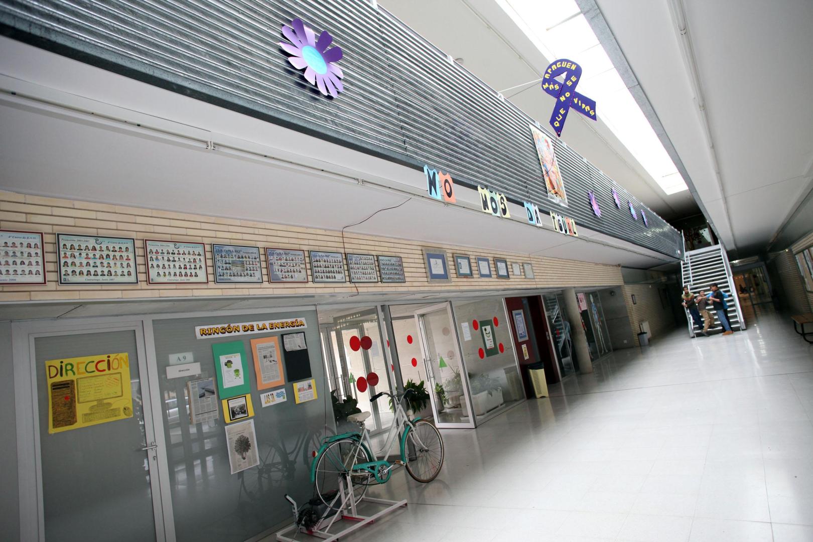 Imagen del interior del IESO La Paz de Cintruénigo