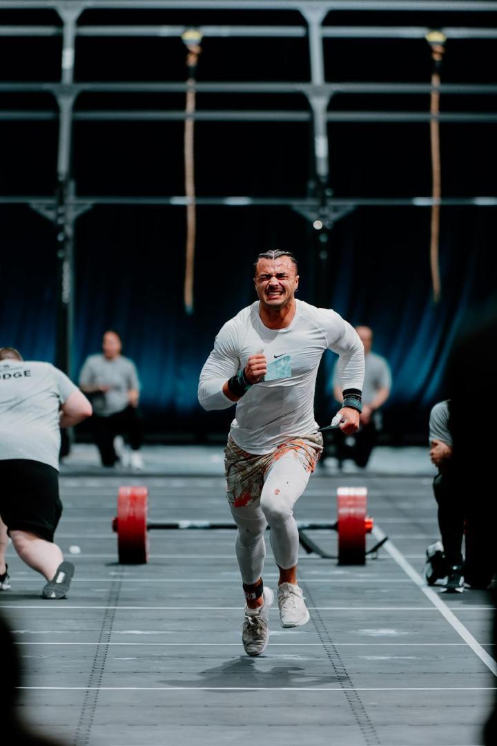 El atleta navarro Aniol Ekai el pasado diciembre en Copenhague