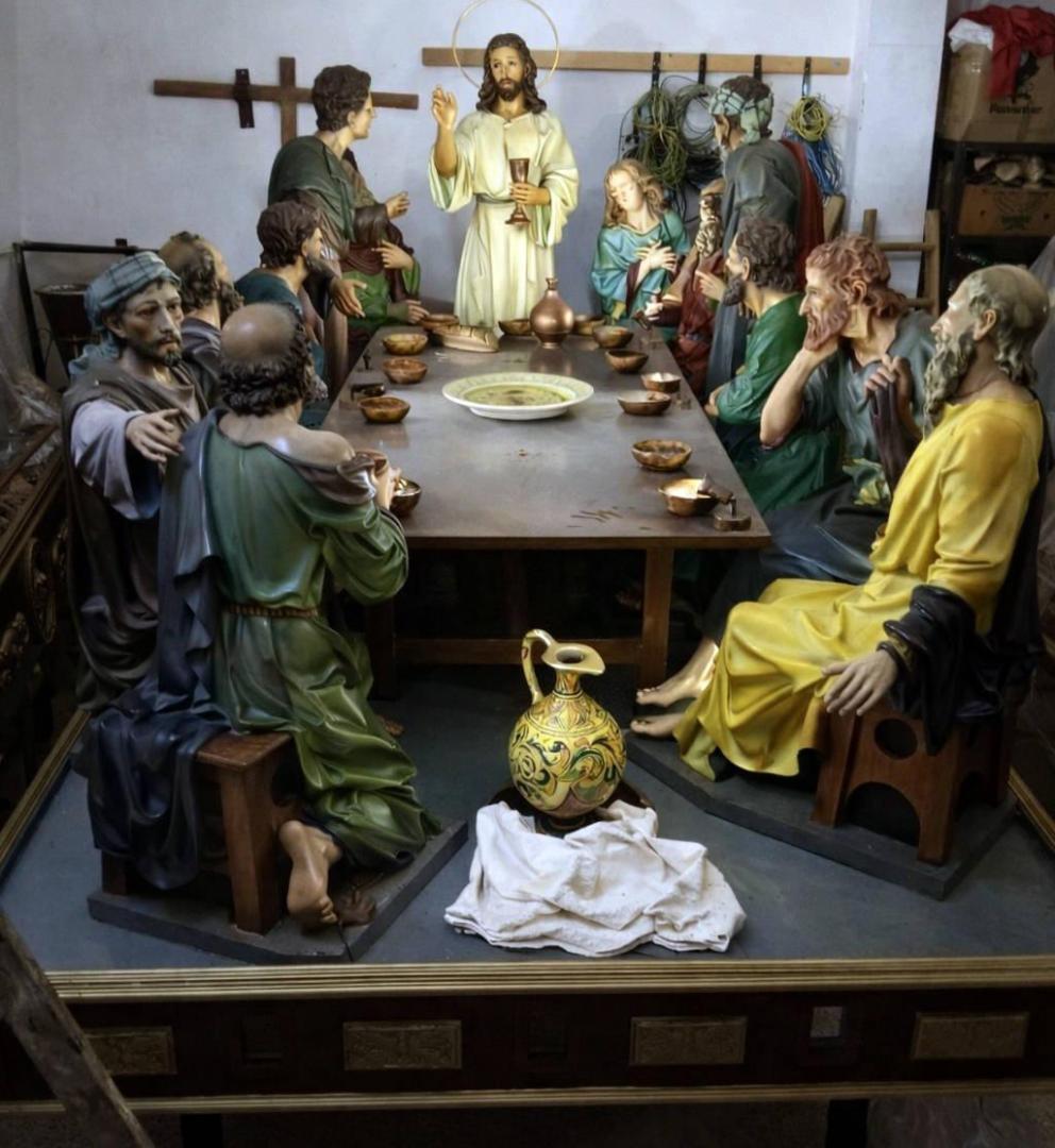 Imagen del paso de La Última Cena de Corella