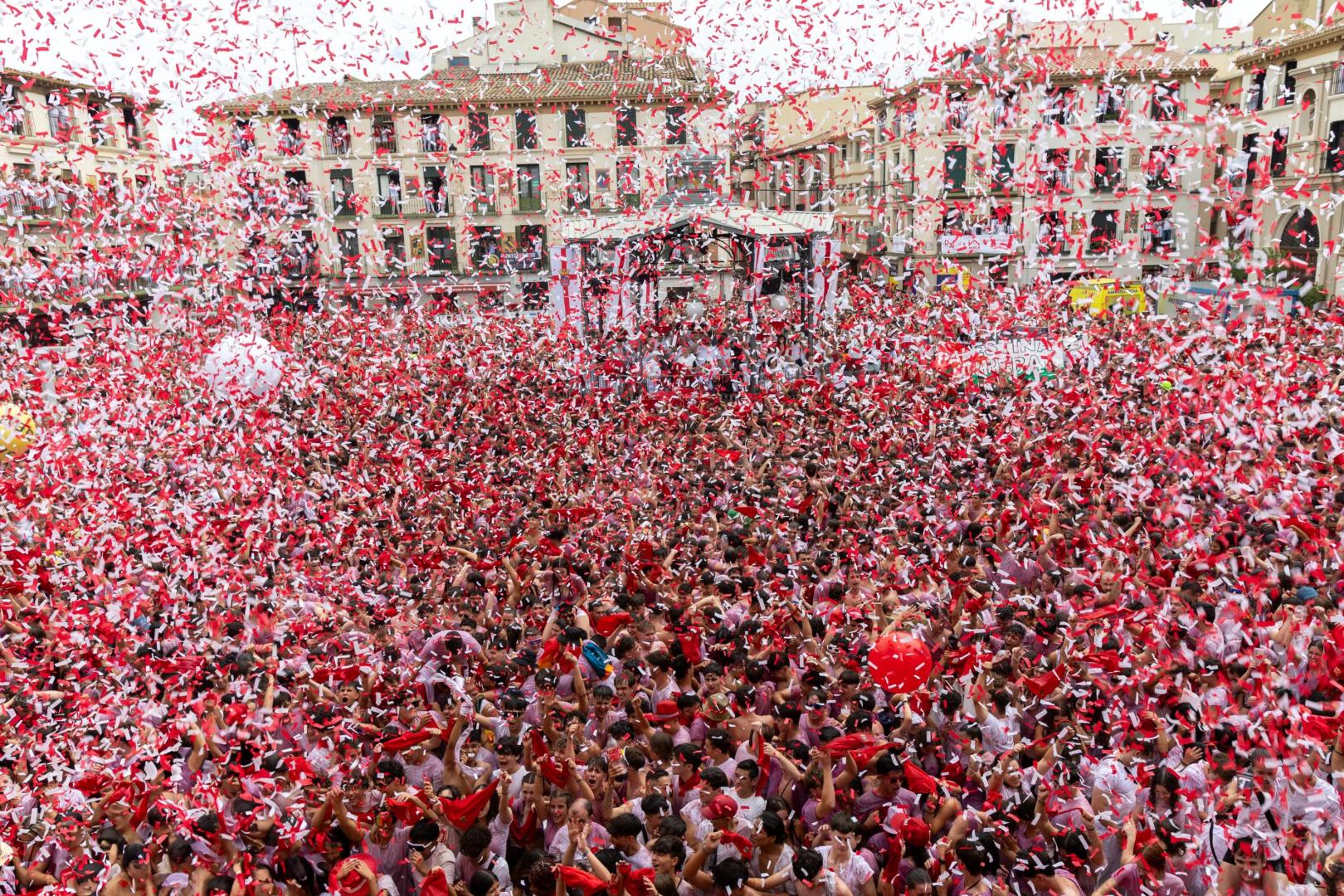 Imagen del cohete de Tudela de 2025