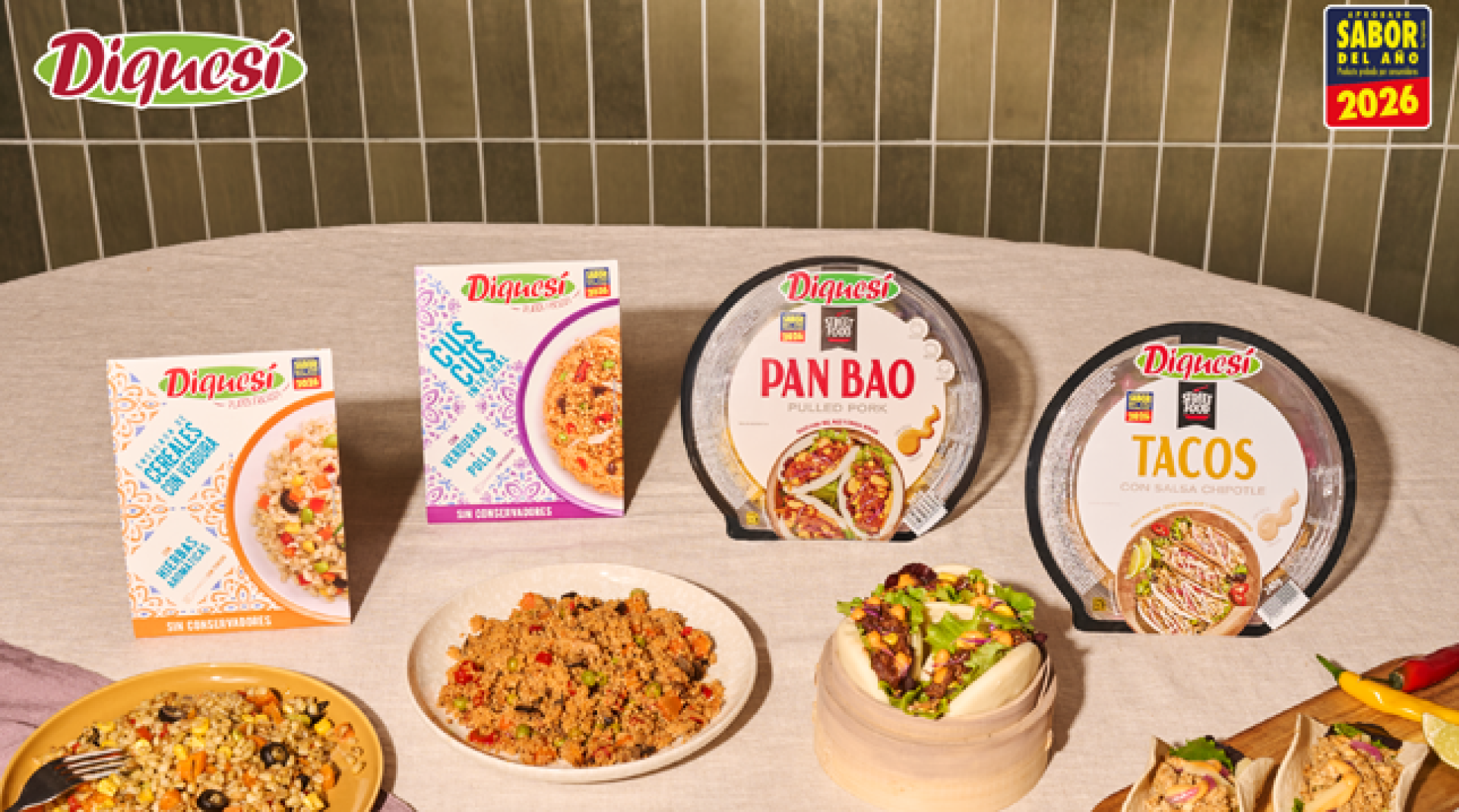 DiqueSí, marca de Vegetales Línea Verde especializada en productos frescos listos para consumir, ha sido reconocida en los Premios Sabor del Año 2026