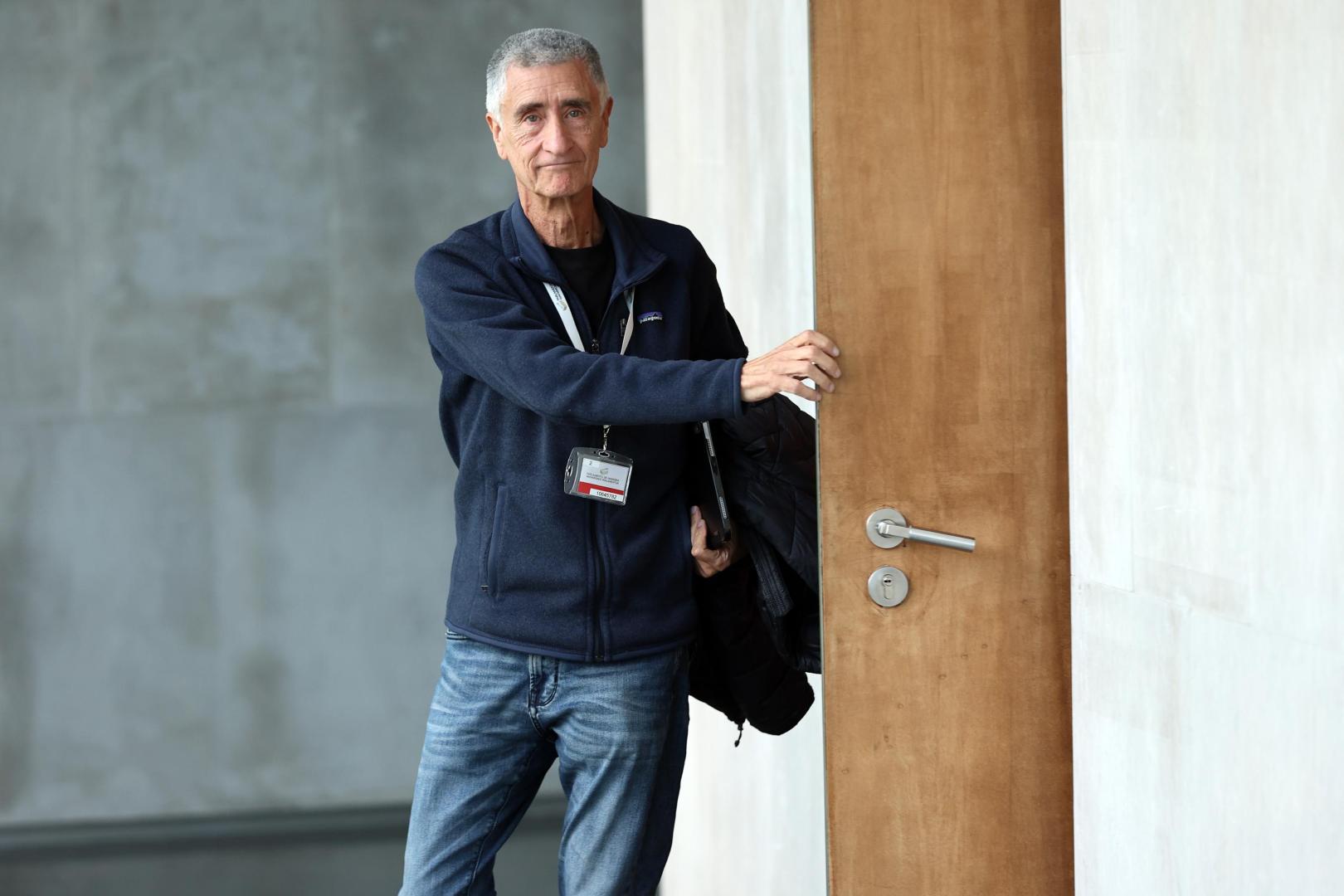 Pedro Rodríguez Fernández, exdirector de Geoalcali, en el Parlamento de Navarra