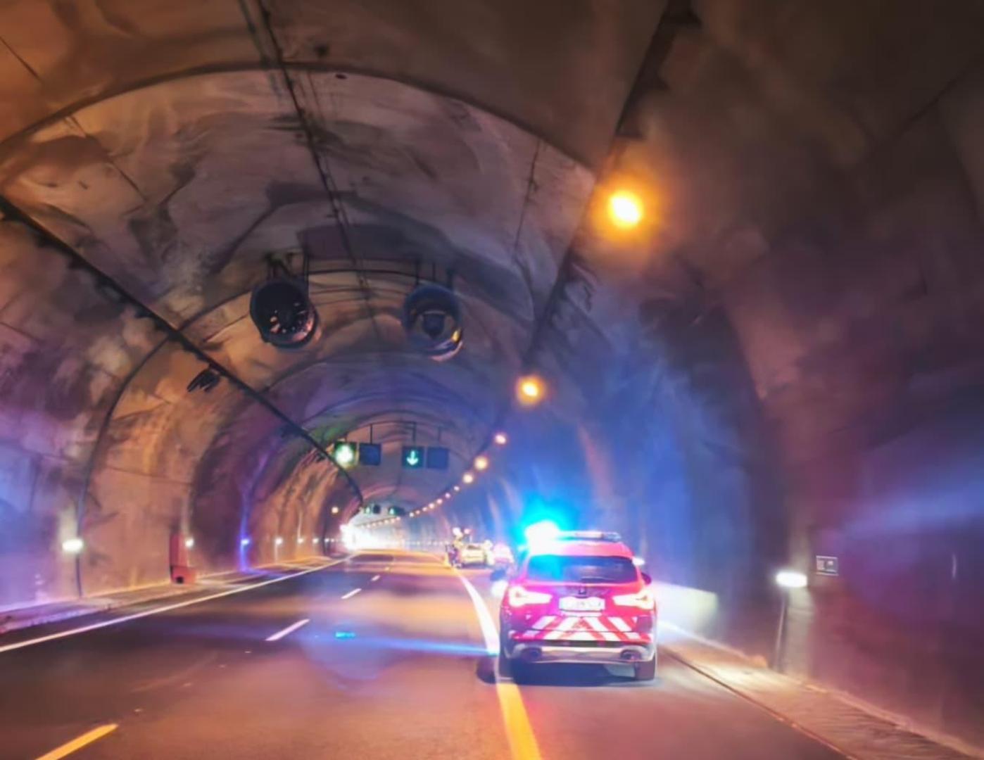 Interior de los túneles del Perdón tras ser reabiertos