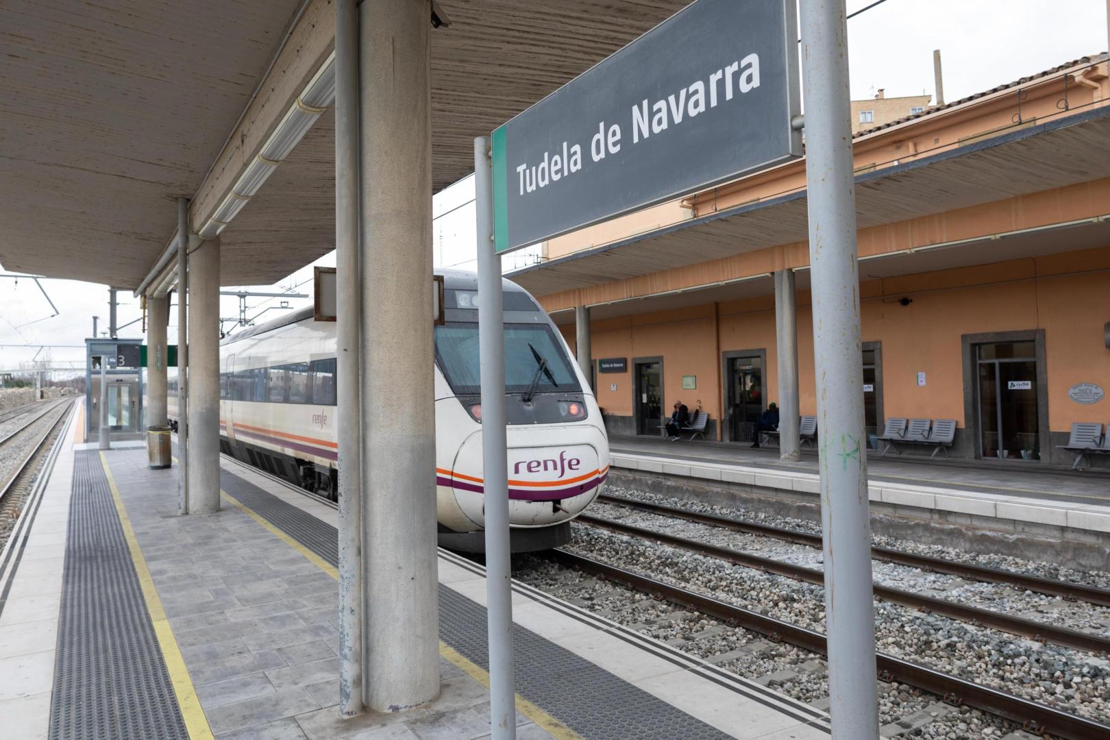Imagen de la estación de tren de Tudela