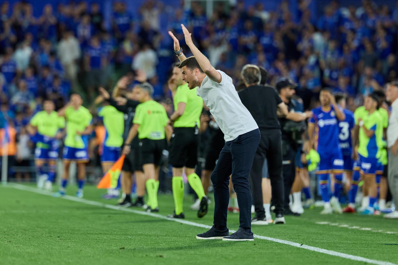 Alessio Lisci, superado en el banquillo de Getafe