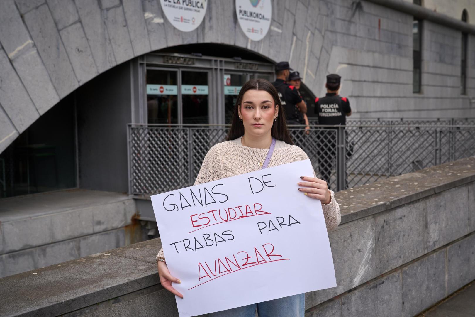 Ainhoa Magallón Bello, alumna que no ha logrado pasar la prueba
