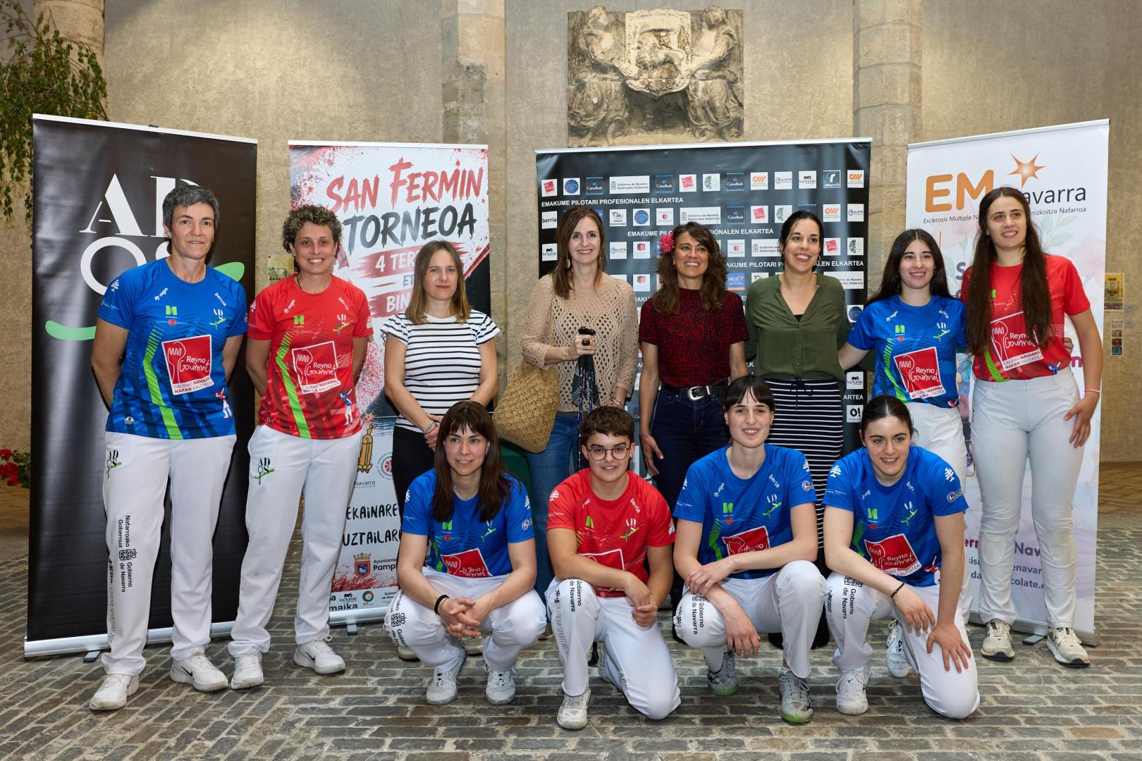 Presentación del Torneo de San Fermín de Ados Pilota.