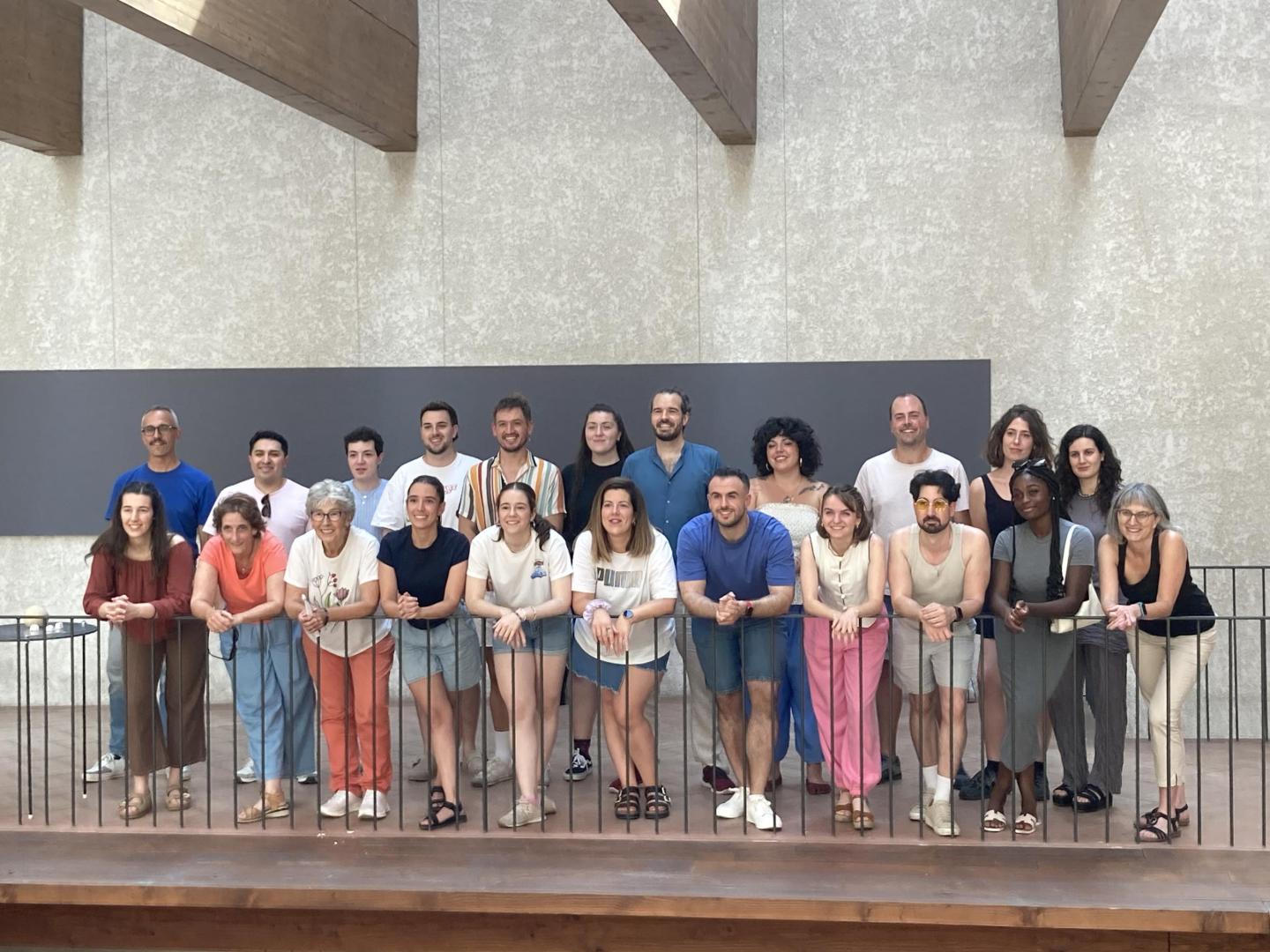 Foto de grupo los participantes en la jornada