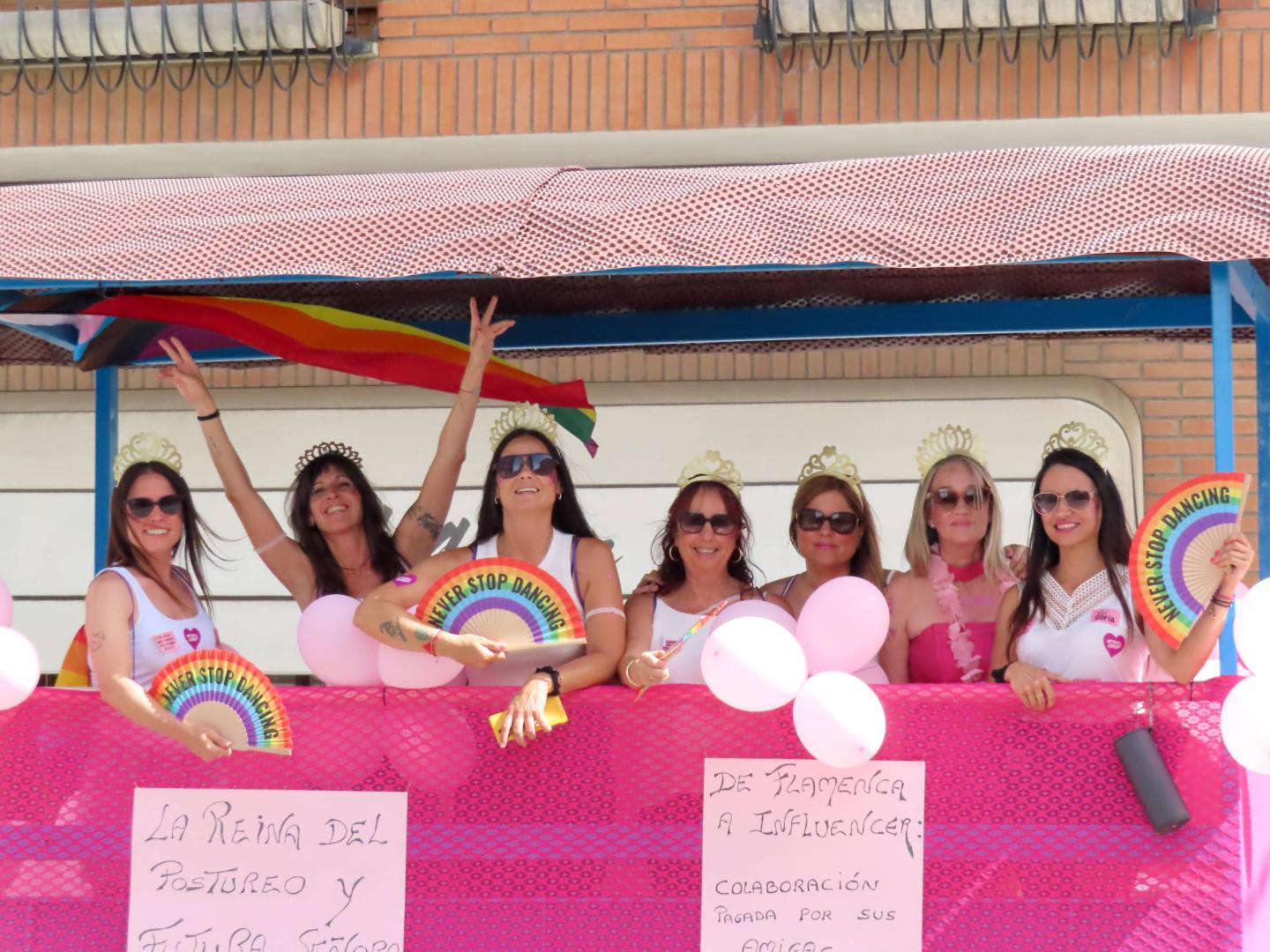 Imagen del desfile del Día del Orgullo celebrado en Murchante
