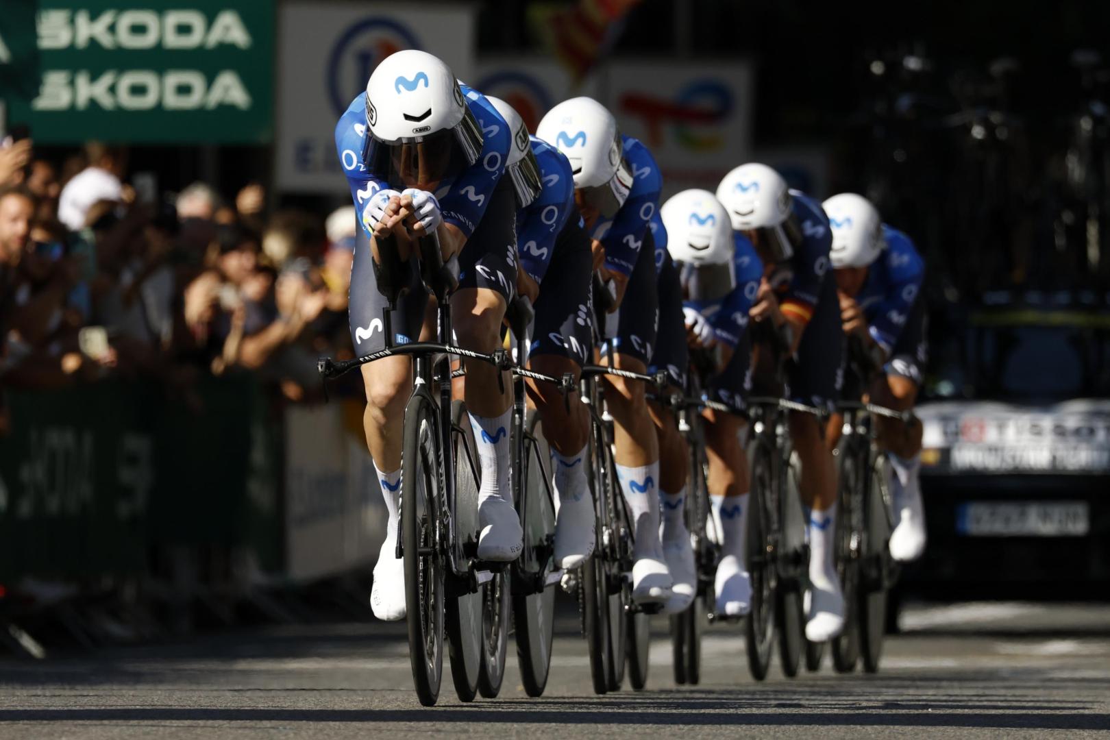 Movistar Team no tuvo suerte en el estreno del Tour.