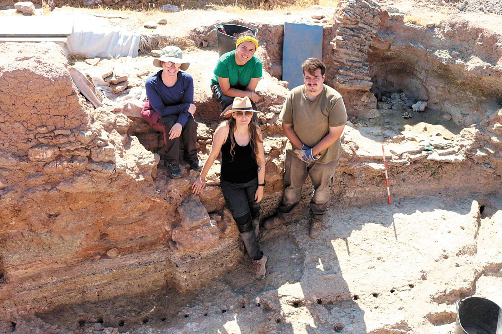 El grupo de arqueólogos que han participado