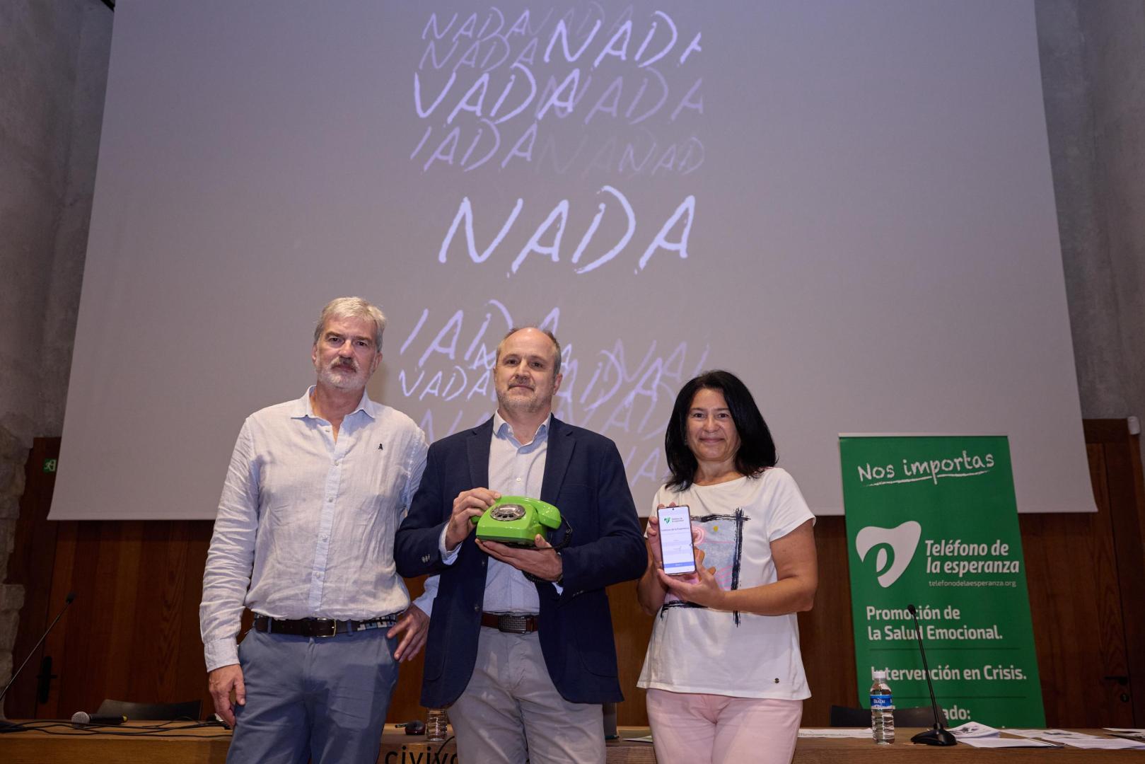 Rueda de prensa del Teléfono de la Esperanza con motivo del Día Mundial para la Prevención del suicidio.