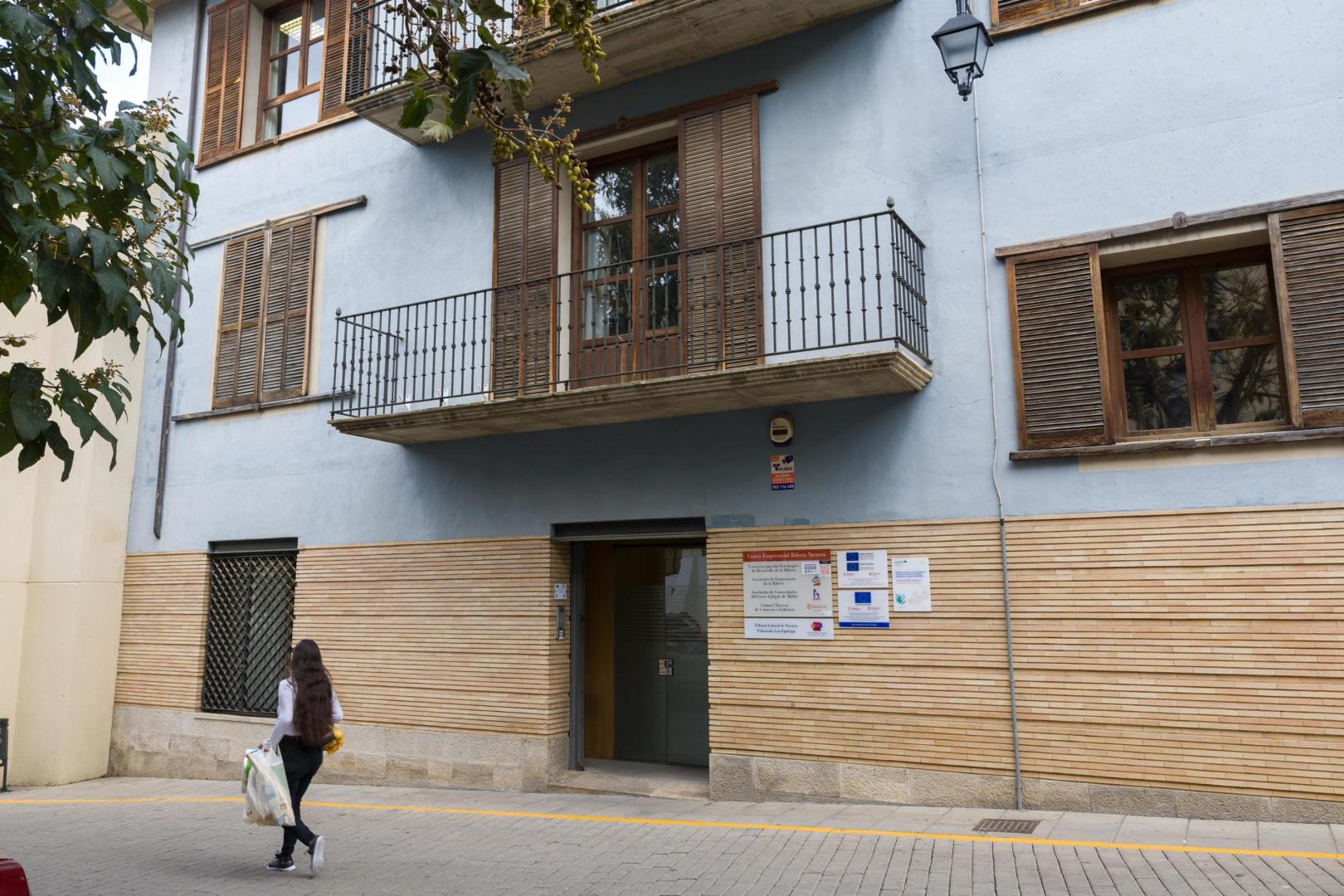 Imagen de la sede de Consorcio EDER, ubicada en la plaza Yehuda Ha-Levi de Tudela