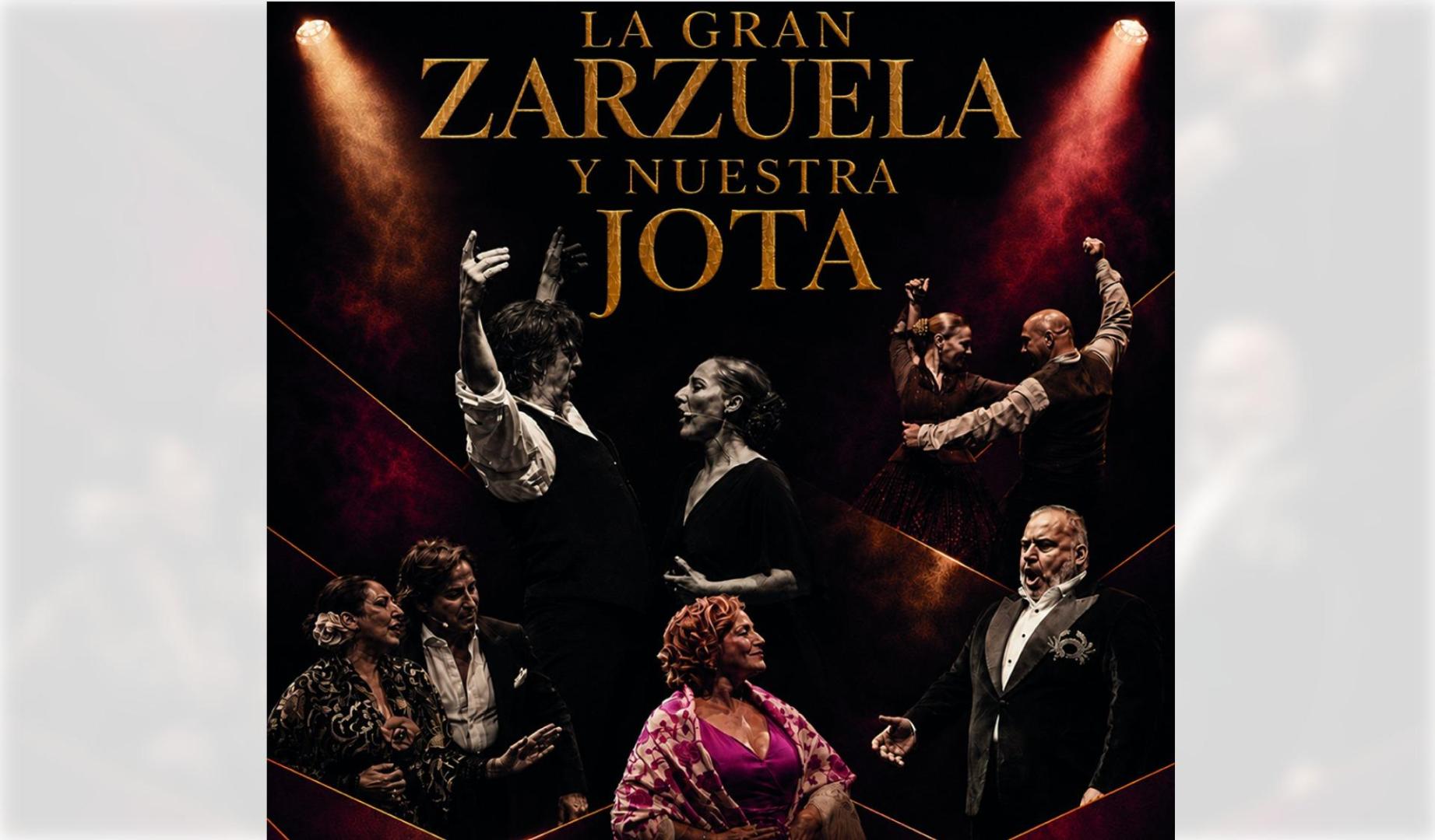 Cartel promocional del espectáculo 'La Gran Zarzuela y nuestra Jota' que se celebrará en Baluarte