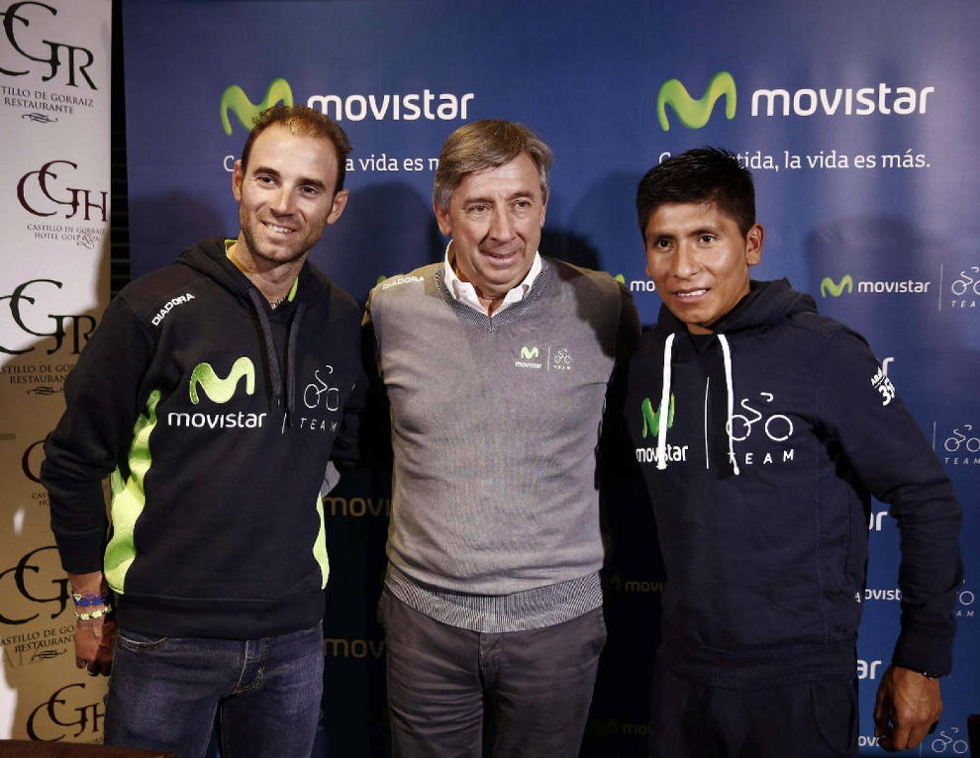 Concentración del Team Movistar en Gorraiz