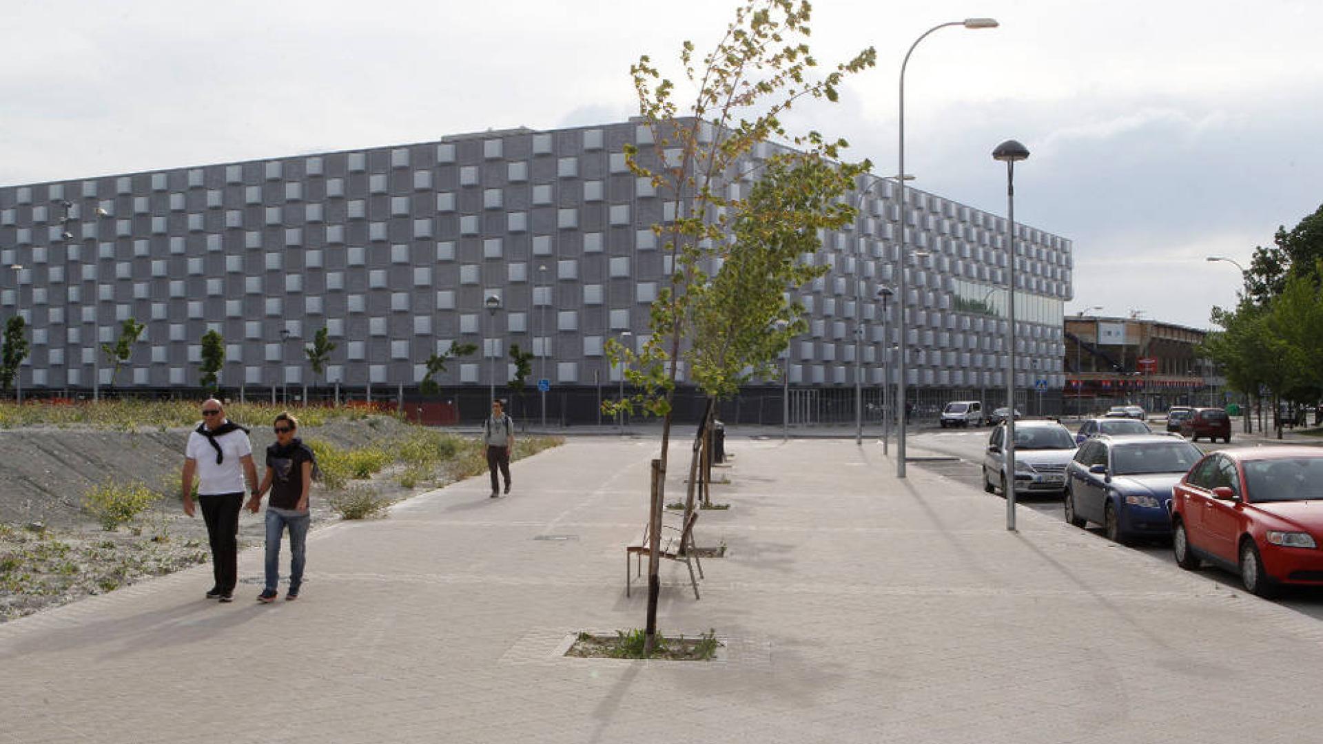 Vista general del pabellón Reyno de Navarra Arena, al que solo le falta la última fase de equipación para poder abrirse al público.