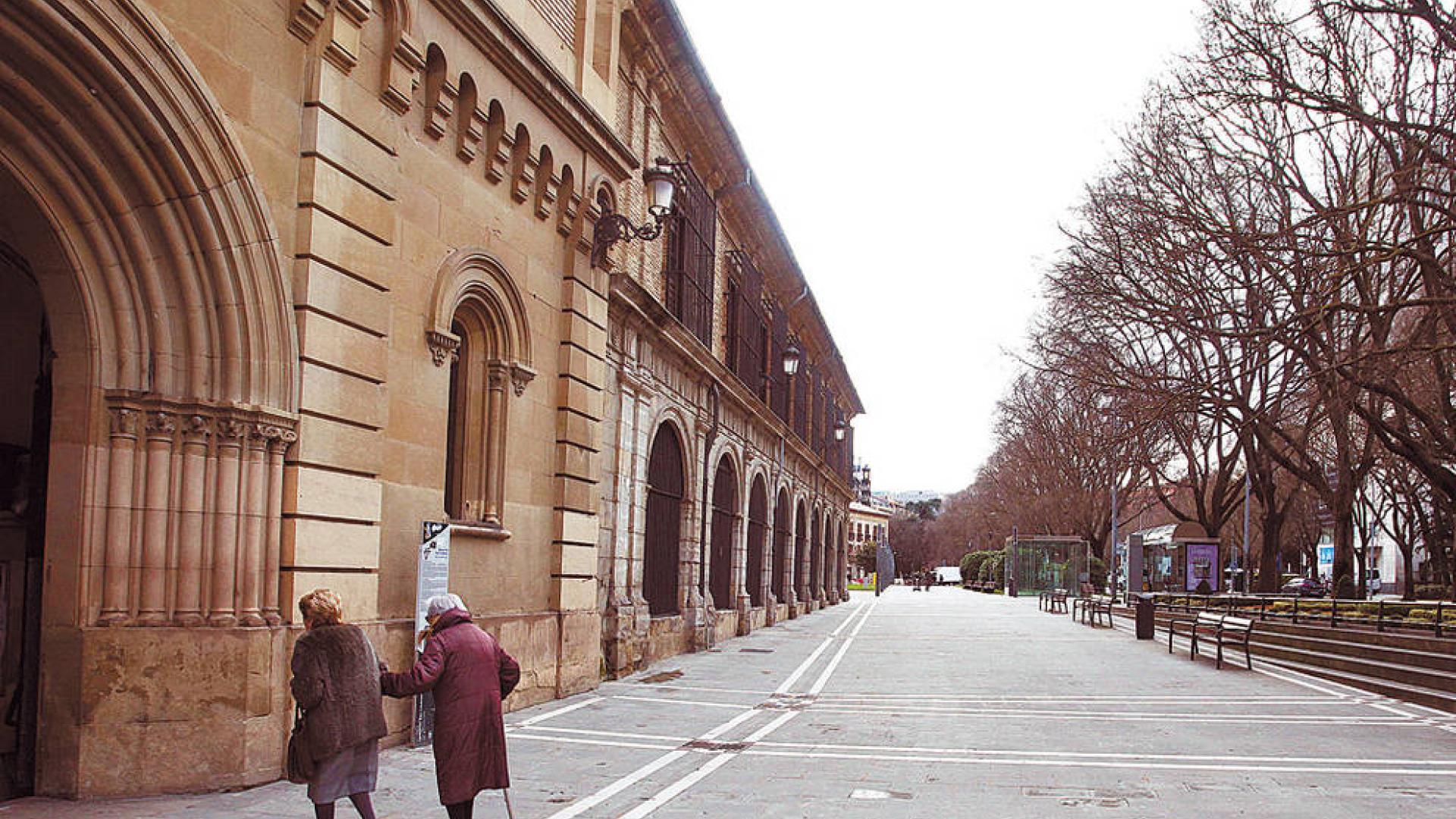 Relevo en la parroquia de San Lorenzo de Pamplona